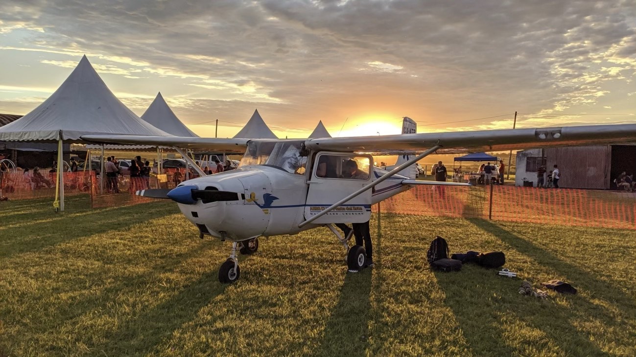Instalaciones del Aero Club Punta del Este